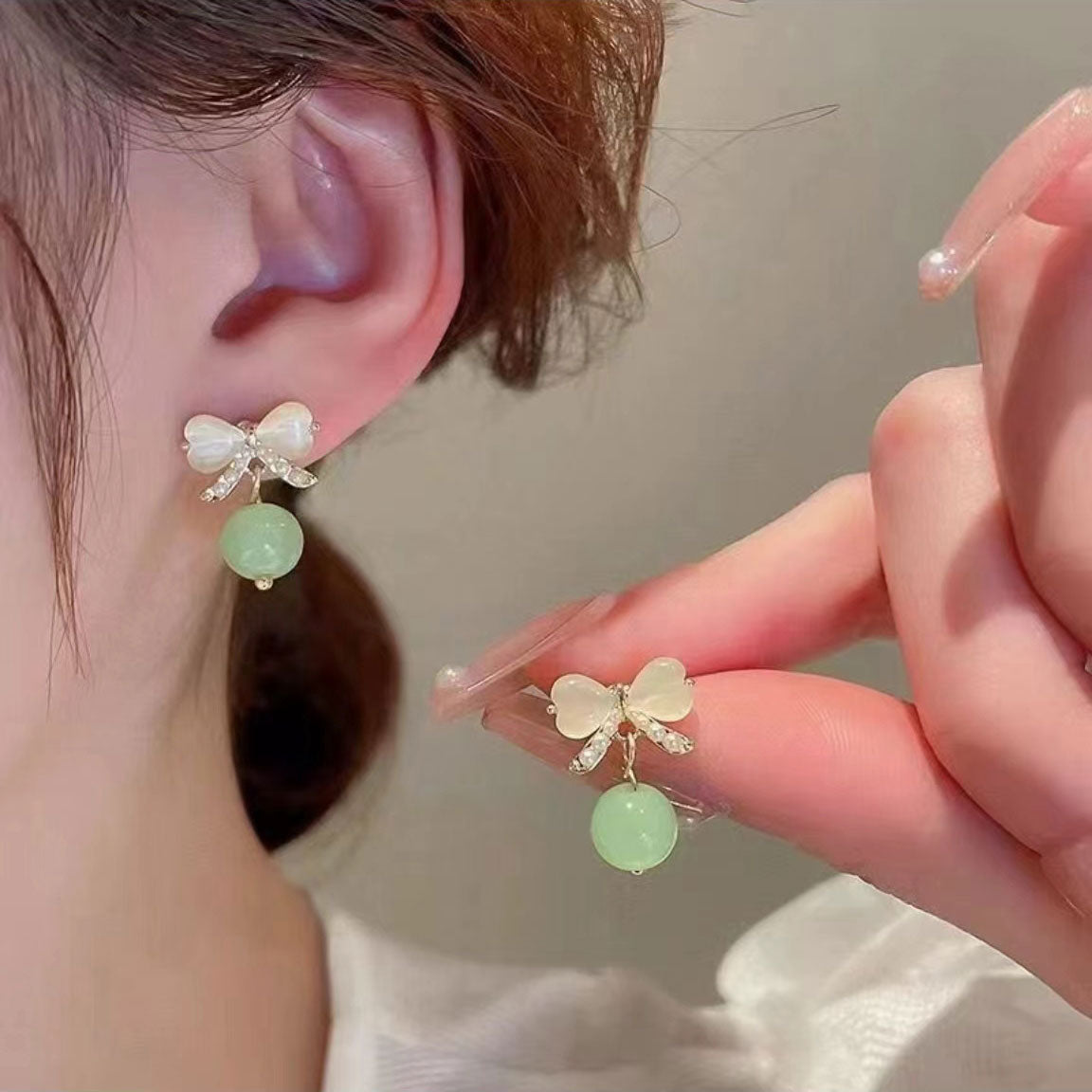 Chinese style butterfly earrings 