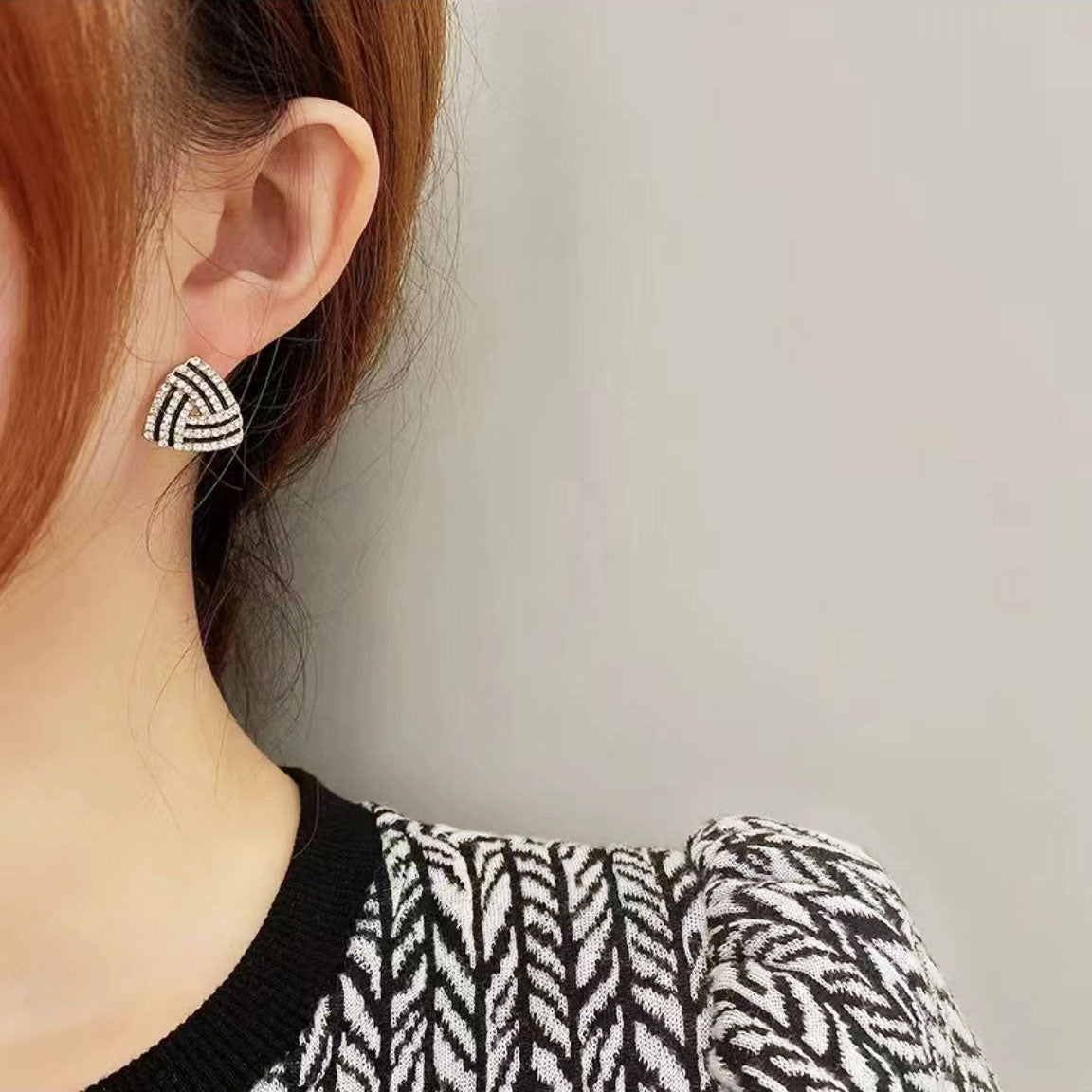 Stylish Triangle Geometric Earrings 