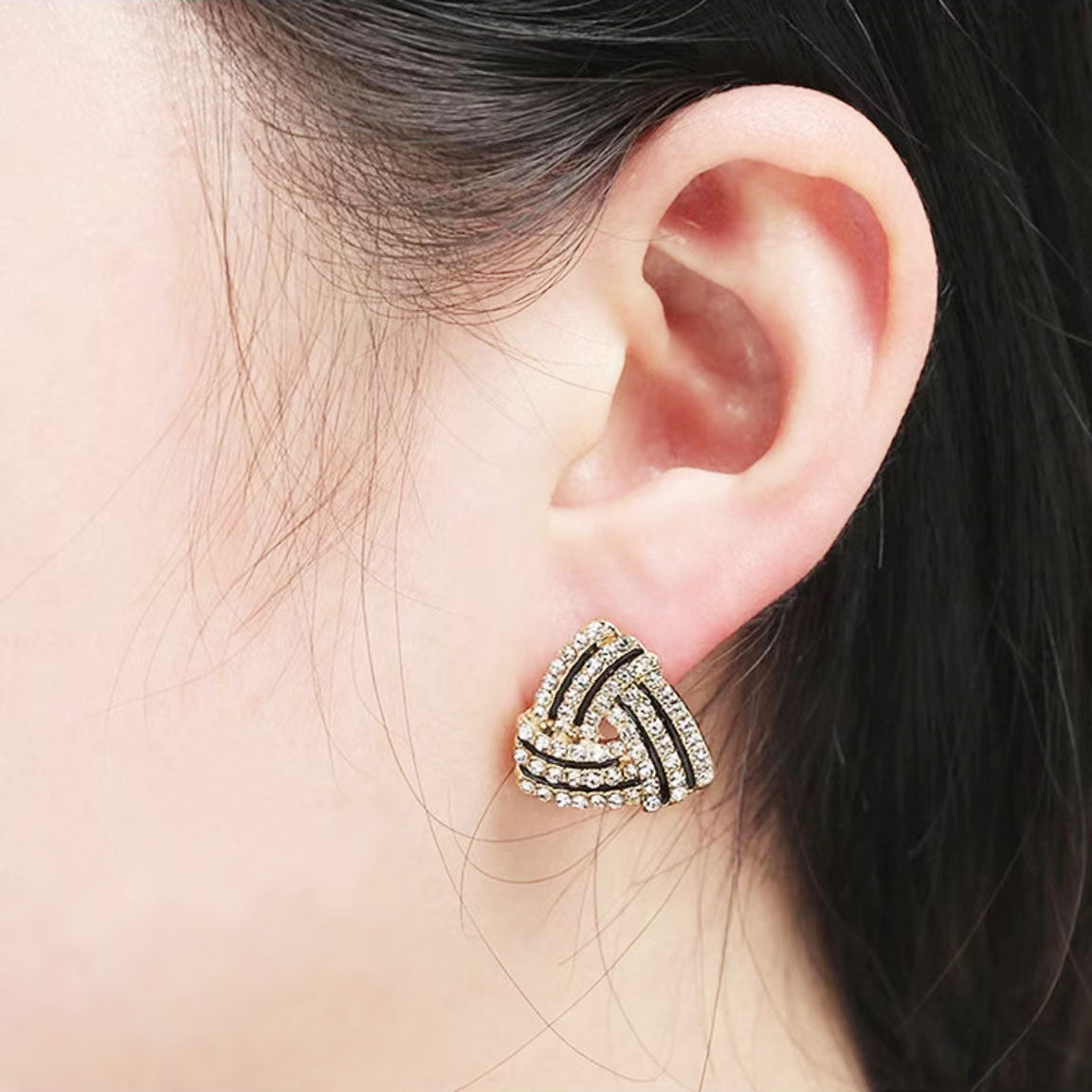 Stylish Triangle Geometric Earrings 