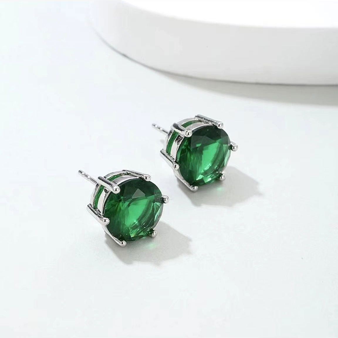 Emerald earrings