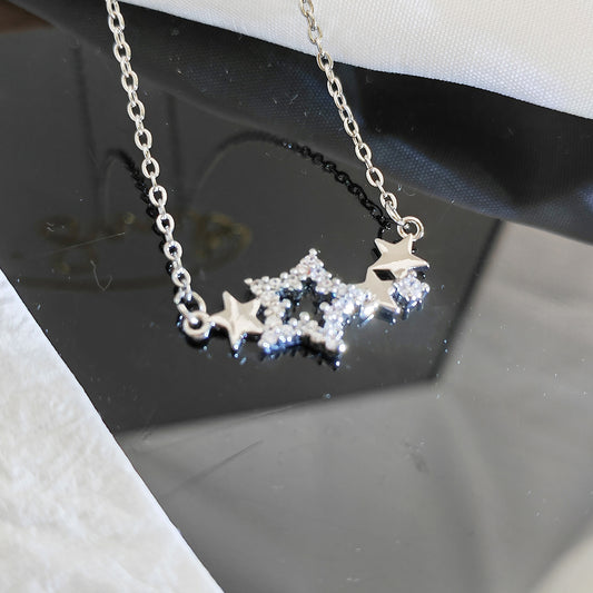 Korean style star necklace 