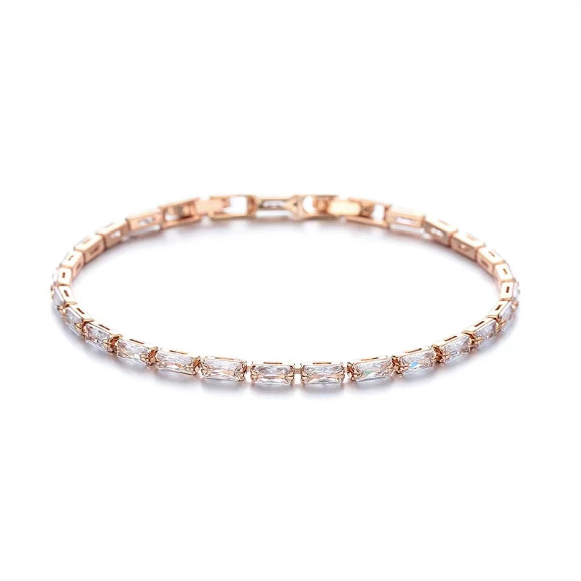 Trendy Square Ice Crystal Bracelet 